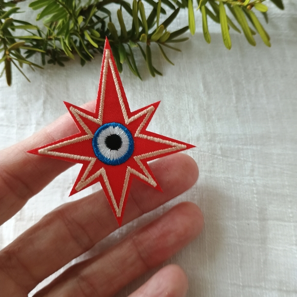 🐦‍⬛ MYSTIC CHARM 🐦‍⬛ x3 bundle Occult Pop iron-on/sew-on patches, celestial - Picture 8 of 9